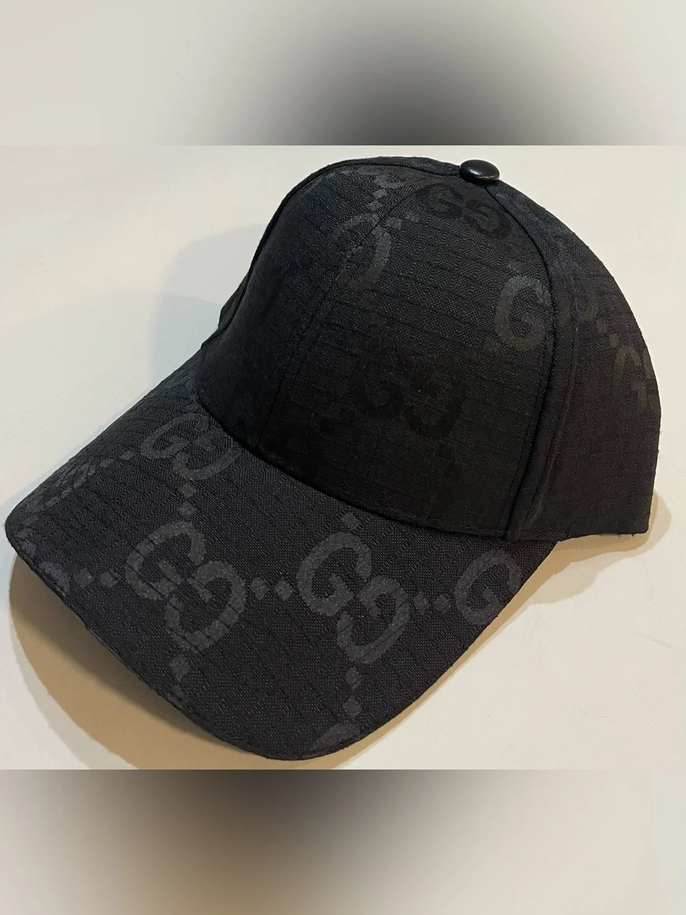 Black Gucci GG Hat